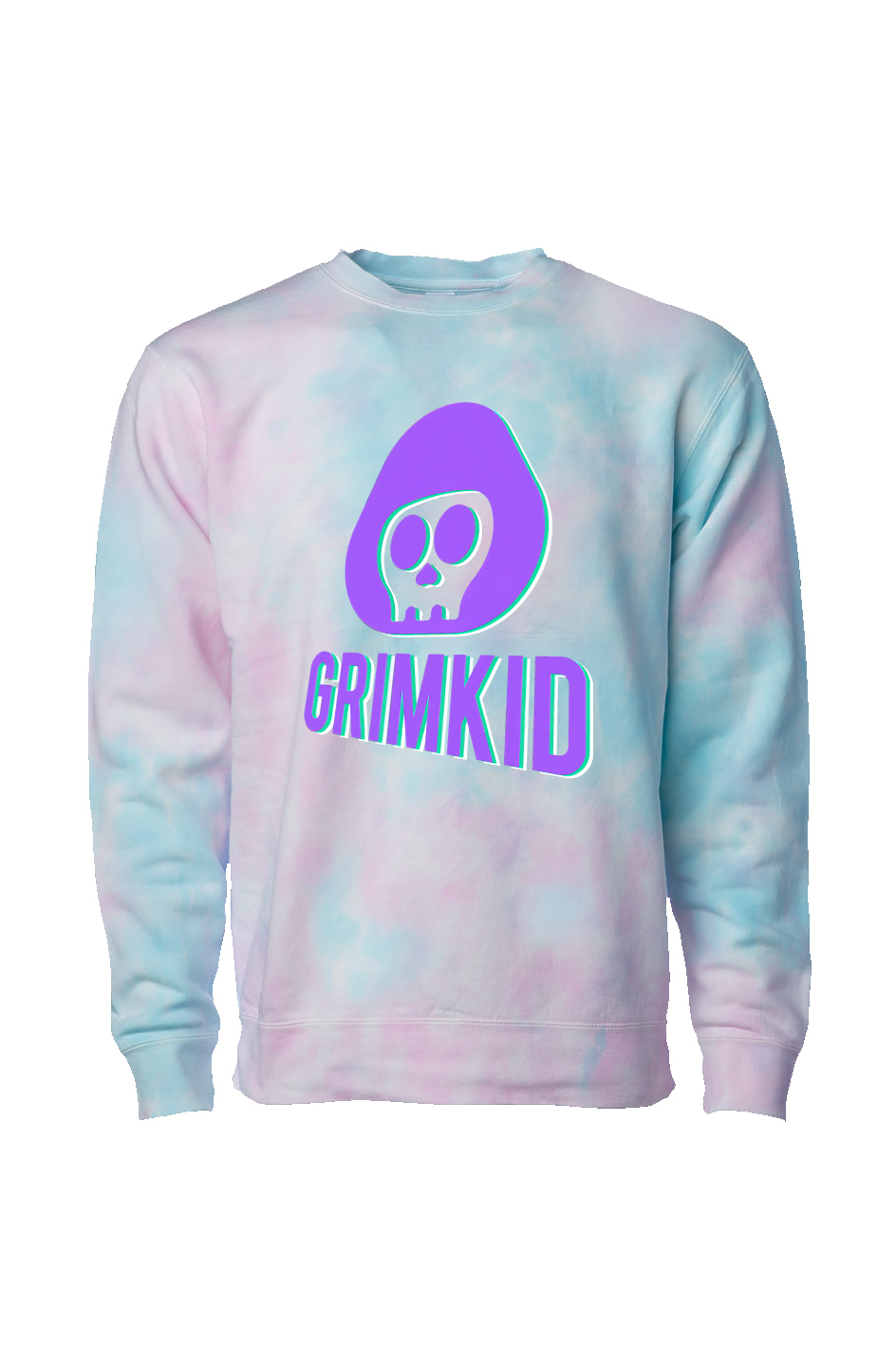 Cotton Candy Crew Neck Sweatshirt